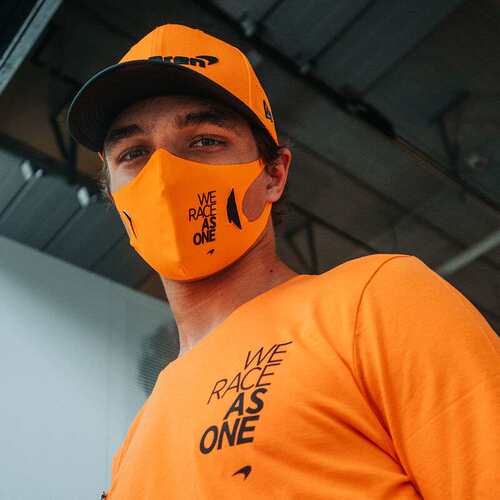 F1口罩迈凯轮Mclaren车队口罩2020F1车队赛车服车队模型现货秒发 - 图1