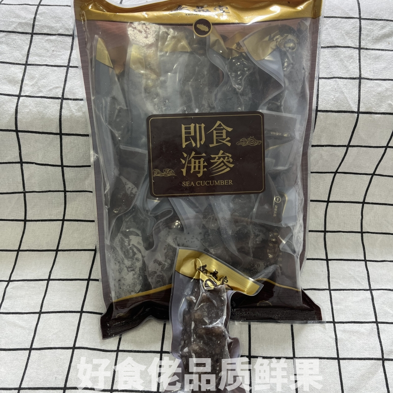 众品堂即食海参大连海生辽刺参500g鲜活特价海渗礼盒非干货10个装 - 图1