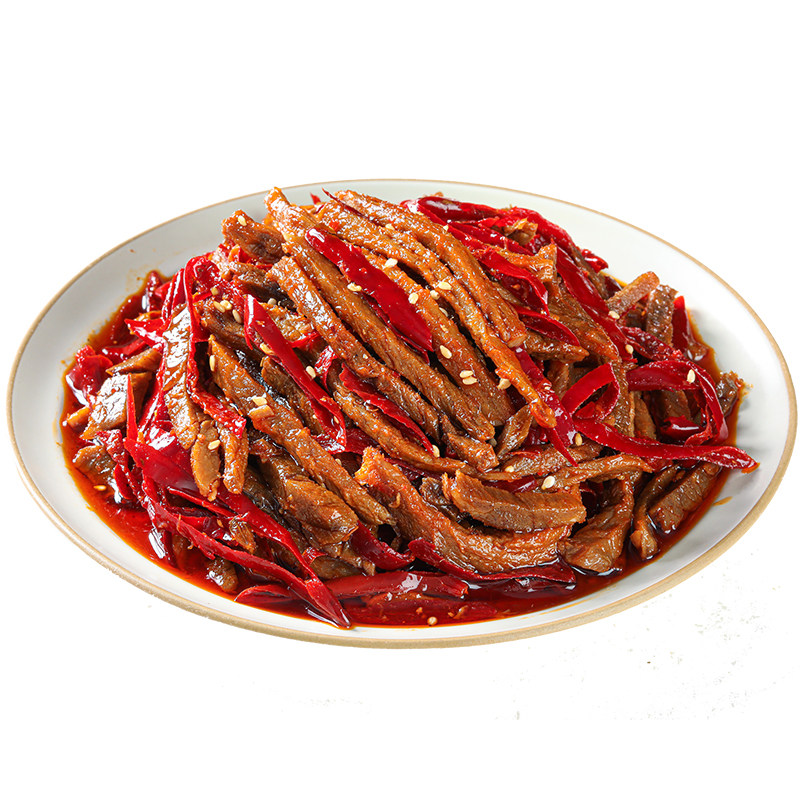 冷吃牛肉麻辣美厨妈妈自贡牛肉干四川特产美食小吃零食牛蹄筋牛肚