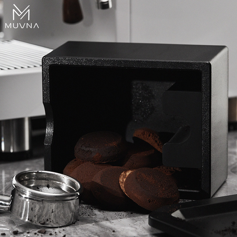 慕威娜 手柄敲渣盒防粘压粉垫多功能ABS粉渣盒新手家用咖啡工具,淘宝优惠券,粉丝福利购,淘宝优惠卷