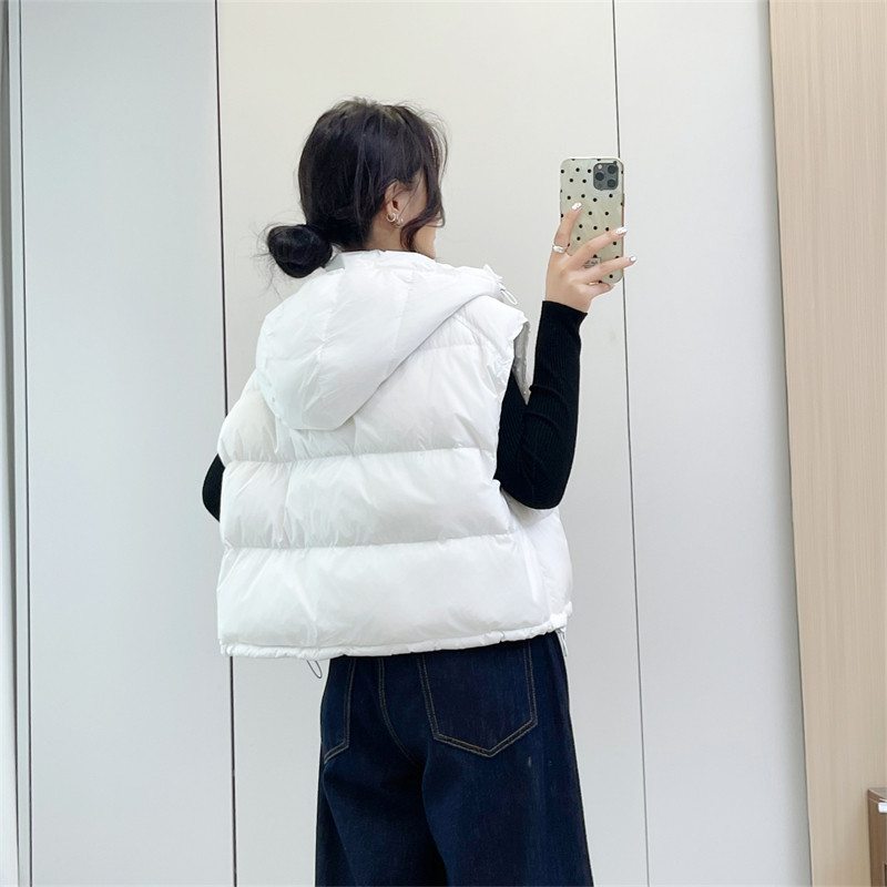 惠衣阁秋冬女连帽羽绒马夹短款羽绒背心韩版宽松休闲短款羽绒外套,淘宝优惠券,粉丝福利购,淘宝优惠卷