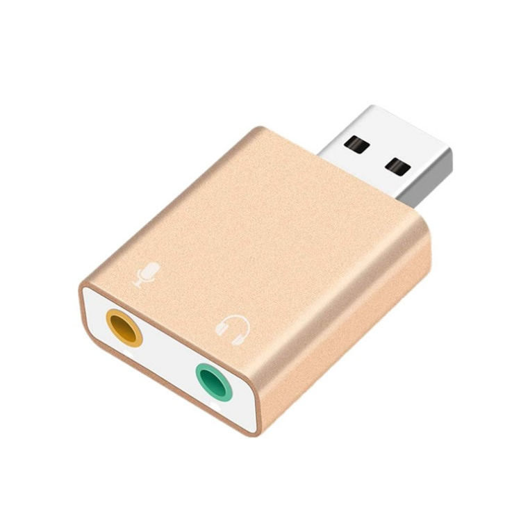 铝合金 USB7.1声卡电脑外置声卡 sound card直播录音K歌3D声卡_虎窝淘