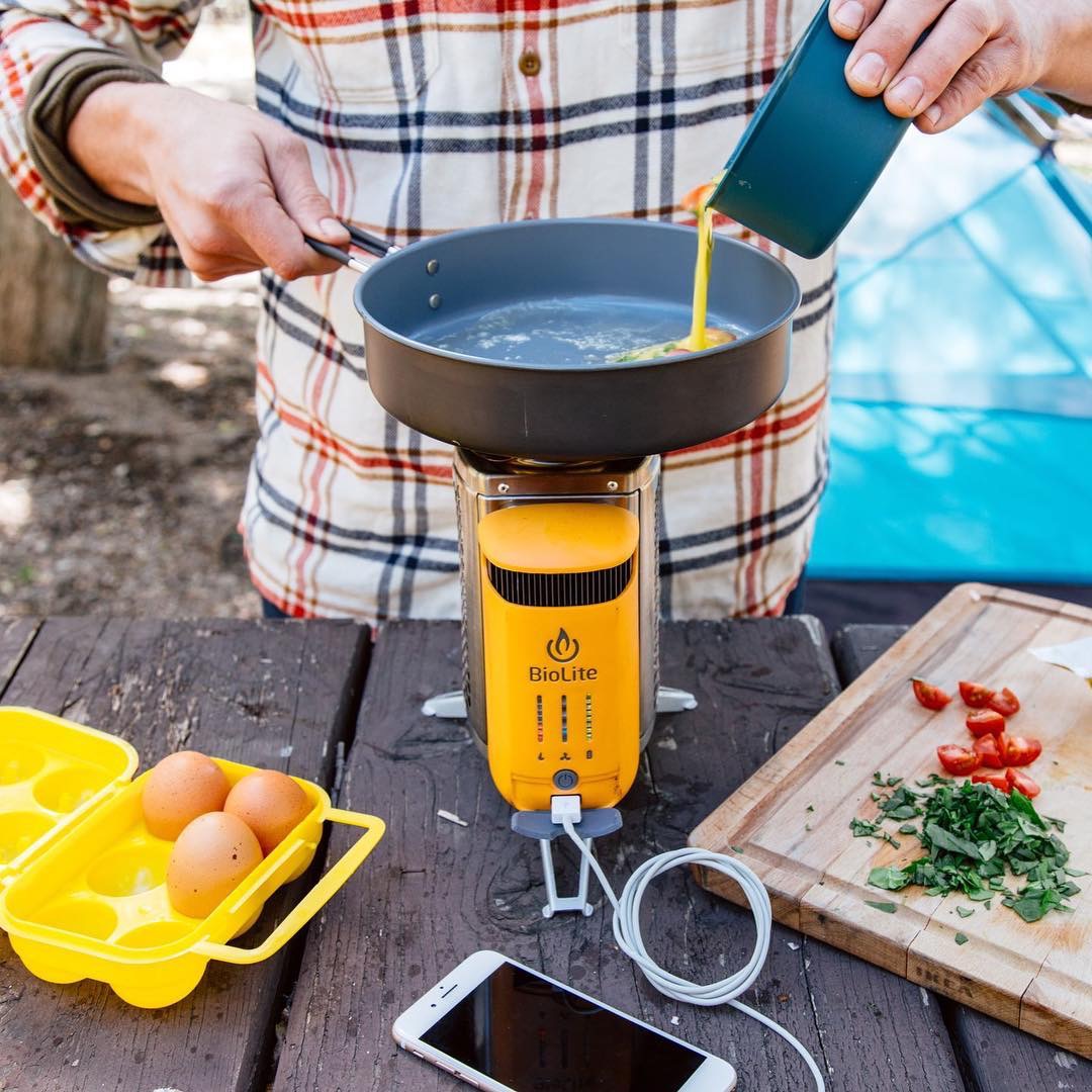 BioLite CampStove 2代+户外露营野炊便携式无烟柴火炉子火力发电 - 图0