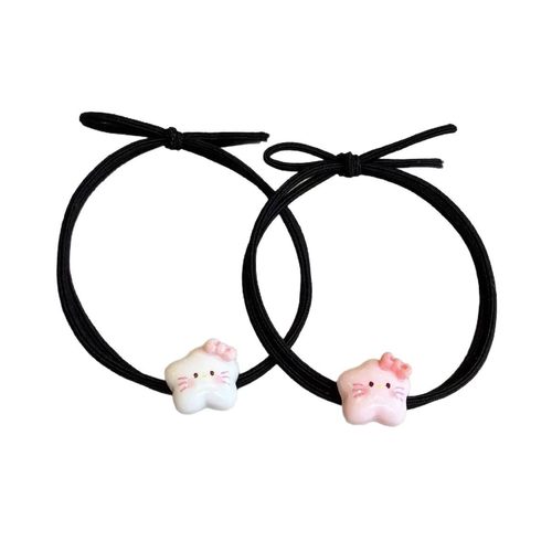 可爱KT猫发绳简约ins头绳情侣闺蜜手链小皮筋送男友森系发圈 - 图3