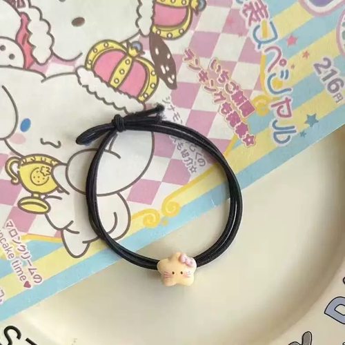 可爱KT猫发绳简约ins头绳情侣闺蜜手链小皮筋送男友森系发圈 - 图2