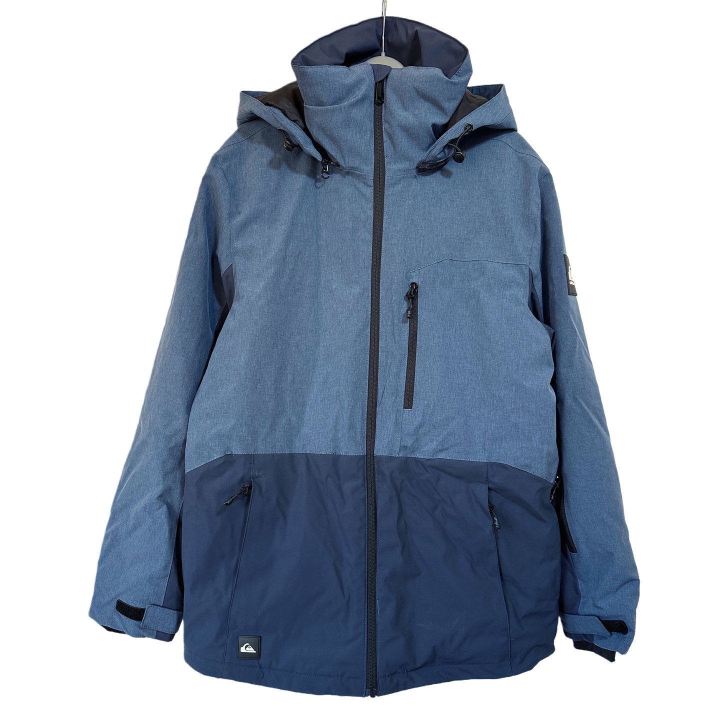 冲浪品牌中厚户外撞色拼接连帽棉衣 外贸男防风保暖宽松夹棉外套,淘宝优惠券,粉丝福利购,淘宝优惠卷