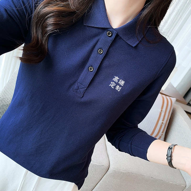 2022春秋季纯棉加大码翻领polo衫 格美缇T恤