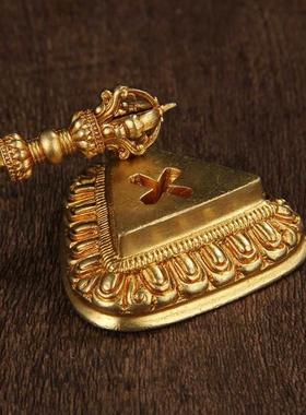 特卖尼泊尔纯铜文殊剑摆件佛像法器 金刚杵降魔藏传摆件