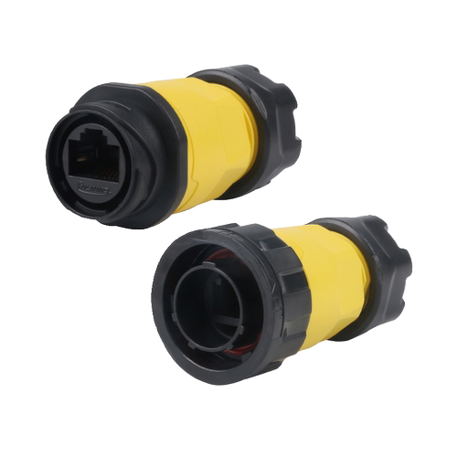 凌科YM20防水RJ45网络连接器网线插头快速对接头RJ45航插网口座 - 图3