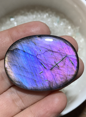 拉长石彩色吊坠马达加斯加芬兰料