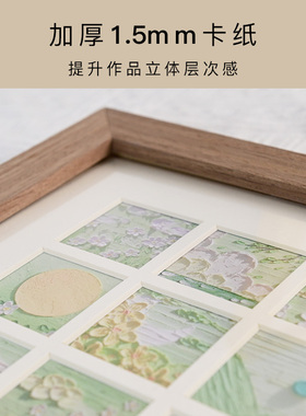 实木油画棒相框手工绘画作品保存