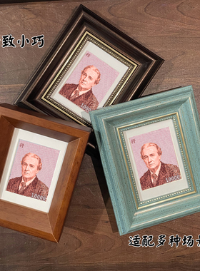 100元人民币相框佰元大钞展示相框diy相框增运多金画框摆台钱币画