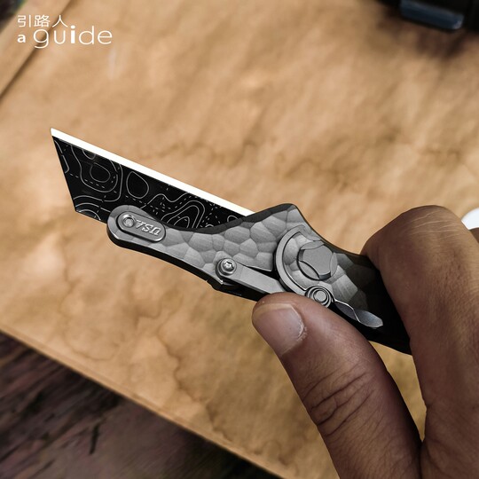 Wayfinder Eagle Claw Meteorite Titanium Alloy Folding Pocket Knife