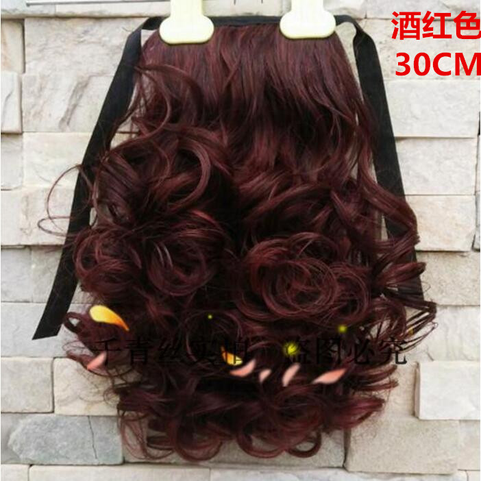 假发马尾卷发短款抓夹式 假发女短卷马尾 假发大波浪假马尾抓夹式,淘宝优惠券,粉丝福利购,淘宝优惠卷