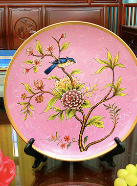 礼品陶瓷同学会照片装饰摆盘定制