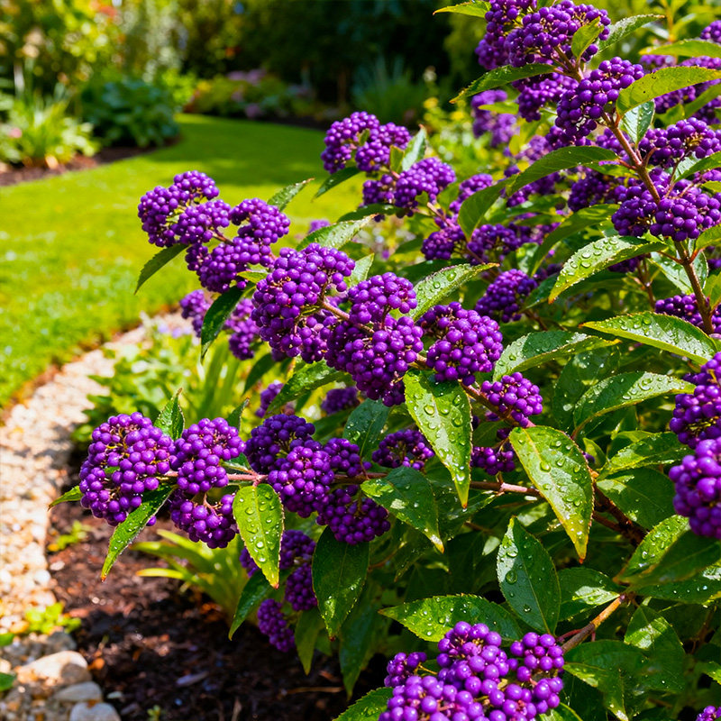 紫珠盆栽多年生矮丛生耐热耐寒阳台耐养观果植物盆栽庭院花镜造景,淘宝优惠券,粉丝福利购,淘宝优惠卷