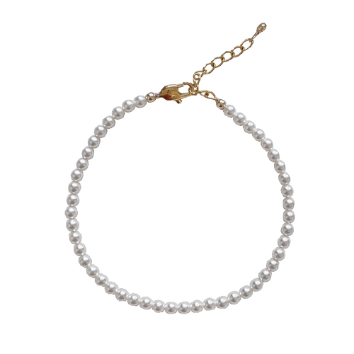 Dreamwork手作 迷你珍珠手链可调节baby珠穿转运珠挂吊坠手链礼物 - 图3