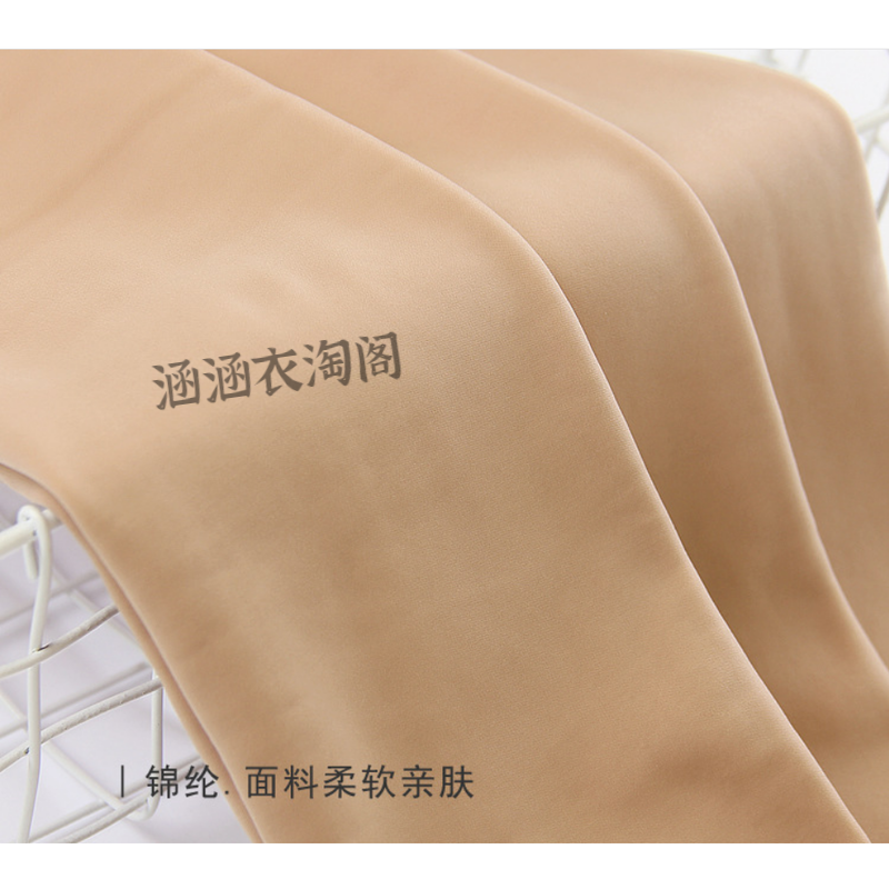 水光裤袜单层一体裤假透肉光腿神器小个子秋冬加绒加厚大码打底裤 - 图1