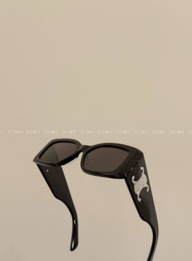 多边形墨镜复古太阳眼镜女