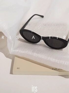 字母猫眼板材墨镜太阳镜女16