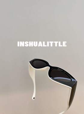 熊猫拼色字母眼镜男女墨镜