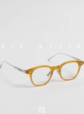 Poresl WEI 现货｜方框光学眼镜时尚潮流超轻镜架女浅棕色简约