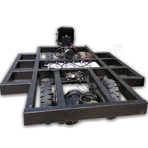 电动底盘花车巡游公园表演镀锌管载重实心轮胎花车底盘 - 图2