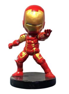 复仇者联盟钢铁侠绿巨人美国队长蜘蛛侠玻璃钢雕塑电影人物摆件