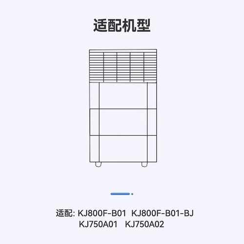 IF-001徽曦适配AO史密斯空气净化器KJ800F-B01-BJ滤芯KJ750A01/02 - 图0
