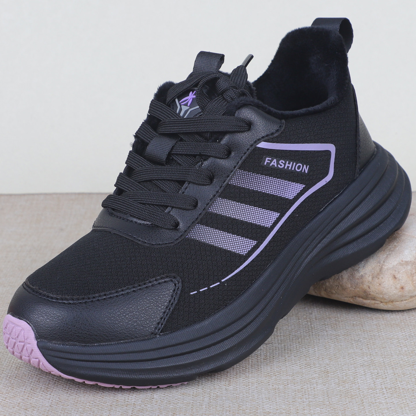 加绒保暖健步鞋冬老北京妈妈时尚厚底休闲鞋户外运动薄绒二棉女鞋,淘宝优惠券,粉丝福利购,淘宝优惠卷