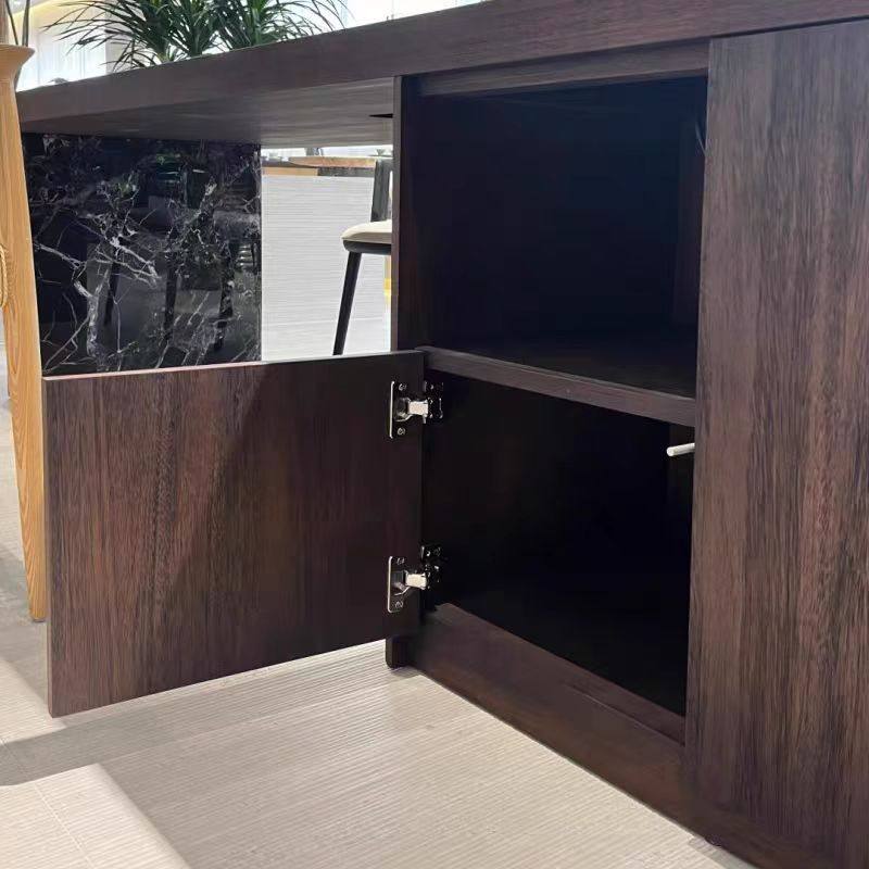 意式极简岩板茶桌2025新款高端茶空间接待实木茶台轻奢现代高级感,淘宝优惠券,粉丝福利购,淘宝优惠卷