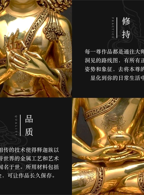 五方佛尼泊尔手工佛像密宗铜摆件