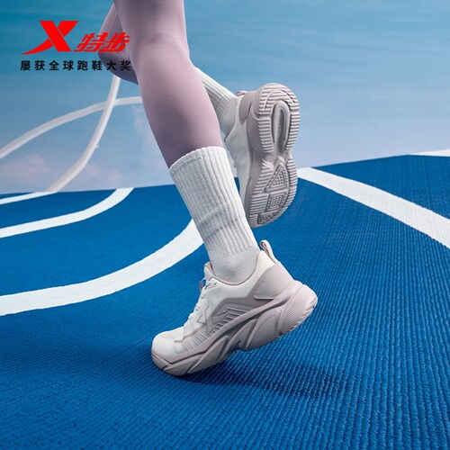 特步跑步鞋舒适软底运动鞋女鞋子夏季新品舒适跑鞋减震轻便休闲鞋 - 图2