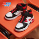 Xtep children's shoes autumn and winter new children's sports running shoes for boys, middle and large children, lightweight and comfortable Velcro high-top sneakers