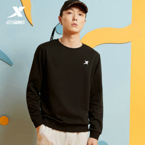 特步 男士秋冬款加绒卫衣