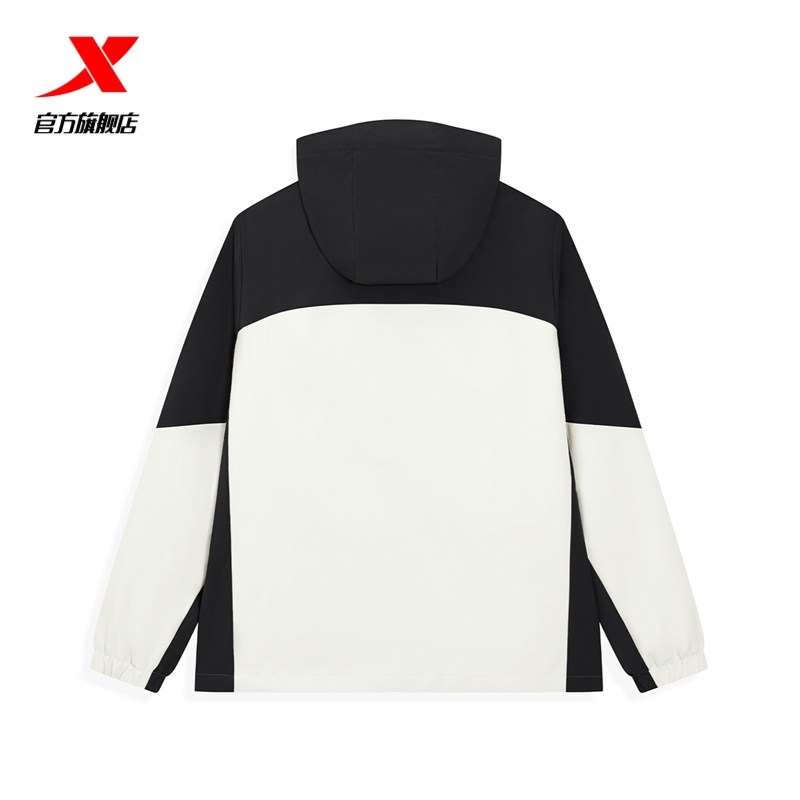 特步冲锋风衣女2026年春季新款户外连帽上衣防风外套974128160461,淘宝优惠券,粉丝福利购,淘宝优惠卷