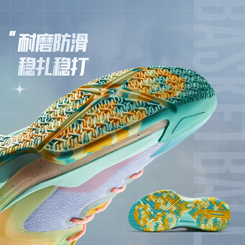 特步2021低帮魔翎篮球鞋男鞋 特步篮球鞋