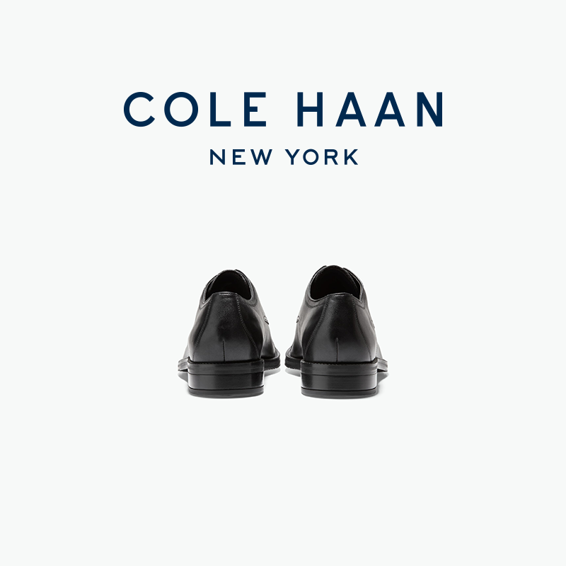 Cole Haan歌涵 男鞋牛津鞋春季新款皮革面德比鞋正装皮鞋C34136,淘宝优惠券,粉丝福利购,淘宝优惠卷