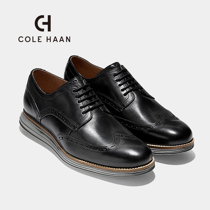 Cole Haan/歌涵 男鞋牛津鞋布洛克雕花英伦风休闲皮鞋正装 C26470 - 图0