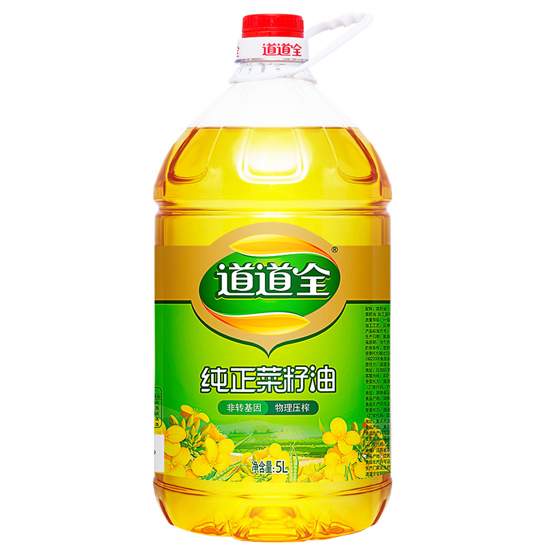 道道全纯正菜籽油5L 非转基因自然清香 味道纯正百菜皆宜 - 图2