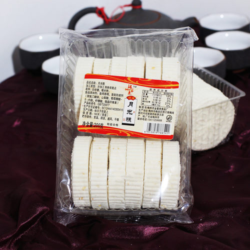 梅州客家特产铜峰月光糕 中秋月饼 白切糕手工传统糕点 休闲零食 - 图1