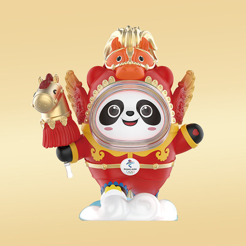 【马墩墩新品】冰墩墩马年手办桌面摆件盲盒生日新年礼物奥运周边 - 图0