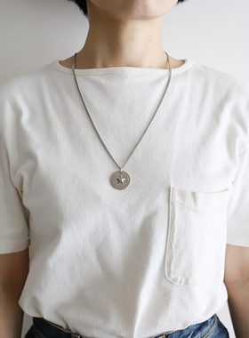 日本立体打哈街头不锈钢项链