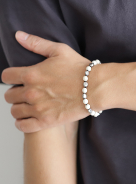 希腊埃及河石金属珠子手环手链