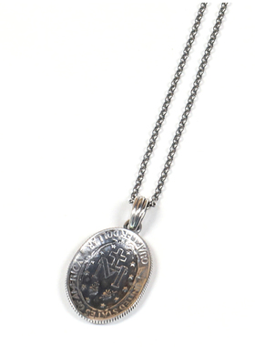 日本美金银币圣圣手工加工项链