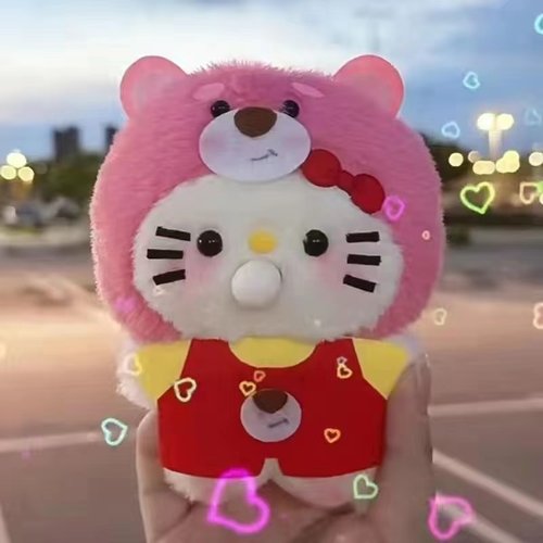 吐泡泡kt猫hellokitty玩偶会录音的diy手工礼物哈喽生日七夕女生-图1