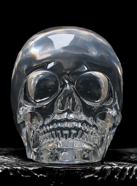 玛雅文明系列 1：1人类水晶头骨 阿兹特克奥秘 摆件家装软装