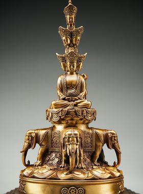 铁拳匠造青铜精工摆件装藏