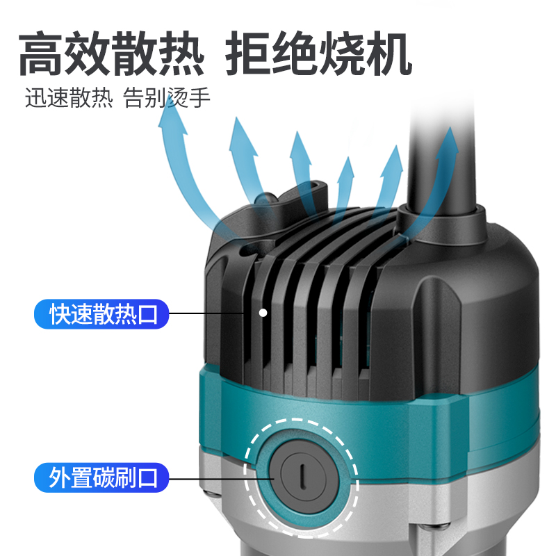 电动修边机铝塑板开槽机木工神器工具大全万用宝大锣机雕刻电木铣