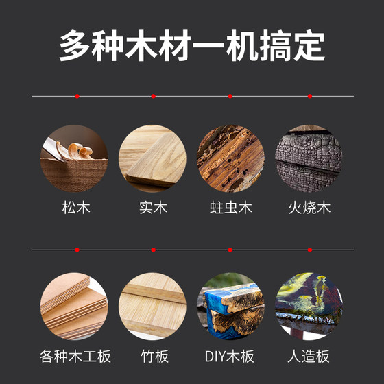 Electric wood planer portable household multi-function small